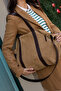 Sally Women's Nude Real Leather Suede Large Size Bag - 6
