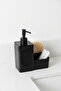 Liquid Soap Dispenser 450 ml (19X16X8 cm) - Black - 6