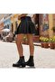 Black Genuine Leather Women's Boots with Accessory Detail and Internal Zipper - 4