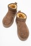 High-Soled Mini Boots Dark Vison - 5