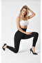 High Waist Silicone Firming Black Corset Tights – Non-Slip Underwear Model - 4