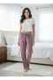 French Velvet Elastic Waist Pajama Bottoms