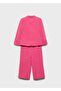 Mayoral Abel Lula Girls' Queens Evening Dress Jacket Pants Set Pink - 3