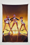 Demon Hunters Printed Wall Hanging – K-Pop Themed, High-Quality Fabric, Tapestry Wall Carpet - 2
