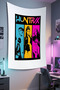 Demon Hunters Printed Wall Hanging – K-Pop Themed, High-Quality Fabric, Tapestry Wall Carpet - 2