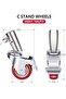 3 Packs Professional Swivel Caster Wheels Set - 7