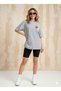 Red Heart Printed Women Oversized T-Shirt