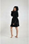 Women's Premium Hooded Wellsoft Robe - Ultra Soft Plush Home Bathrobe - 6