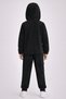Gonca 330-12-25 Boy's Hooded Fleece Tracksuit Set Zippered Cardigan T-Shirt Pants Age 5/8 - 8