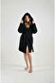 Women's Premium Hooded Wellsoft Robe - Ultra Soft Plush Home Bathrobe - 2