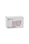 Create your style from uzg store pink patterned glass water cup set of 2 290 ml - 4