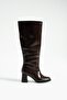Aria Women's Knee-High Heeled Boots – Modern Cut, Casual and Stylish Design - 4
