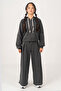 Oversized Cut Hooded Girls' Tracksuit Set- 26K 6502 - 4
