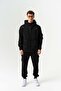 Fugitive Hole Detailed Hooded Sweatshirt Tracksuit Set - 2