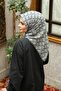 وشاح إيكوزين TN2103 بنمط هندسي 07-رمادي فضي - 5