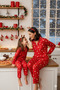 Thermal New Year's Mother-Daughter Pajama Set - 2