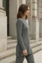 Cotton Corded Fabric Women's Blouse and Pants Two-Piece Set - 5