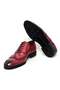 Bordo Color Lace-Up Genuine Leather Men's Shoes - 3