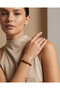 Certified Tiger's Eye Stone 6 and 4 mm Faceted Cut Natural Stone Bracelet - 2