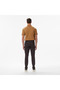 Men's Slim Fit Brown Chino Trousers - 3