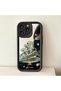 iPhone 14 Pro Compatible Christmas Tree Mirrored Anti-Fall Silicone Phone Case - 8