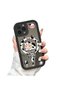 iPhone 14 Pro Max Compatible Phone Case Milk Inegi Mirrored Anti-Drop Silicone Case