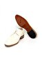 Beige Color Lace-Up Genuine Leather Men's Shoes - 3