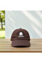Brown Cotton Baseball Cap