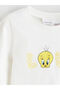 Create your style from uzg store ecru tweety Printed baby girl blouse and leggings - 6