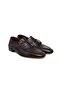 Brown Laceless Genuine Leather Men's Shoes