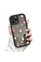 iPhone 14 Pro Compatible Little Flower Mirror Anti-Fall Silicone Phone Case - 3
