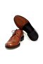 Tan Color Lace-Up Genuine Leather Men's Shoes - 3