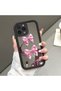 iPhone 14 Pro Max Compatible Ribbon Button Mirrored Anti-Fall Silicone Phone Case - 2