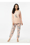 Soft Thermal Pajama Set with Cuffs and Leg Cuffs - 2