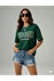 Summer Printed Women's Crew Neck Basic T-Shirt