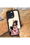 iPhone 14 Pro Compatible Phone Case Beautiful Female Mirror Anti-Drop Silicone Case - 5