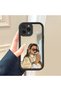 iPhone 14 Pro Max Compatible Phone Case Beautiful Female Mirrored Anti-Drop Silicone Case - 3