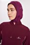 قميص تنس رياضي نشط H-Per Fit Mor Tesettür طراز ACT-43 - 4