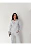 Women's Selani̇k Knitted Fabric Stand-Up Collar Zippered Double Set - 2