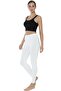 Stretch Fabric Single Jersey Classic Long Straight Women's Stretchy Leggings Ozt401