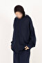 Zippered Oversized cardigan with pockets Hooded cardigan - 5