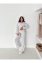 Women's Selani̇k Knitted Fabric Stand-Up Collar Zippered Double Set - 7
