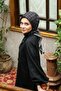 Ecozen Scarf Tn2106 Monogram 10-Black-Smoked - 3