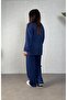Women's Viscose Two Thread Two-Piece Suit – Long Sleeve Crew Neck Blouse and Pants - 4