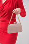 Rose Glitter Chain Strap Hand Shoulder Evening Dress Formal Evening Bag - 2