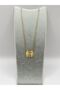 Steel Gold Bar Chain Necklace - 6