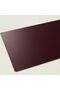 2 Pieces Burgundy Leather American Service Placemat Rectangular Burgundy 33X44-Easy to Clean Placemat