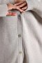 A.Beige Cashmere Long Oversize V-Neck Buttoned Women's Knitwear Jacket – Hijab Compatible - 7