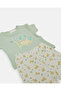 Baby Pink Printed Set (5 Piece) - 4