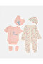 Baby Pink Printed Gift Set (5 Piece)